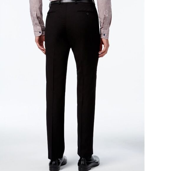 Calvin Klein Slim-Fit Dress Pants - Picture 2 of 4